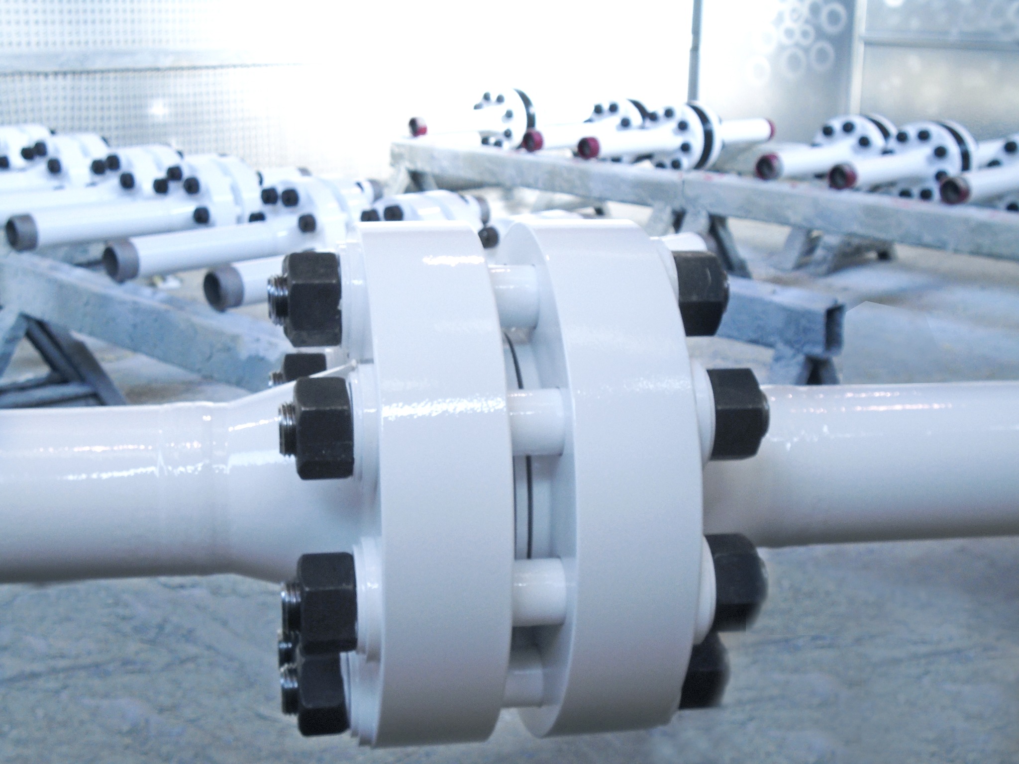 Pre assembled flanges